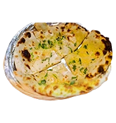 Cheese and Garlic Naan